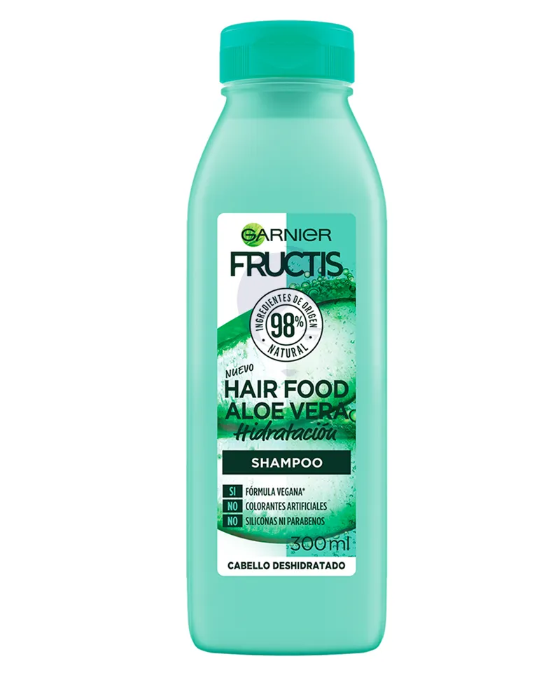 GARNIER FRUCTIS SHAMPOO HAIR FOOD ALOE VERA HIDRATACION X 300ML - Producto de belleza y estética en Almacén Sandra