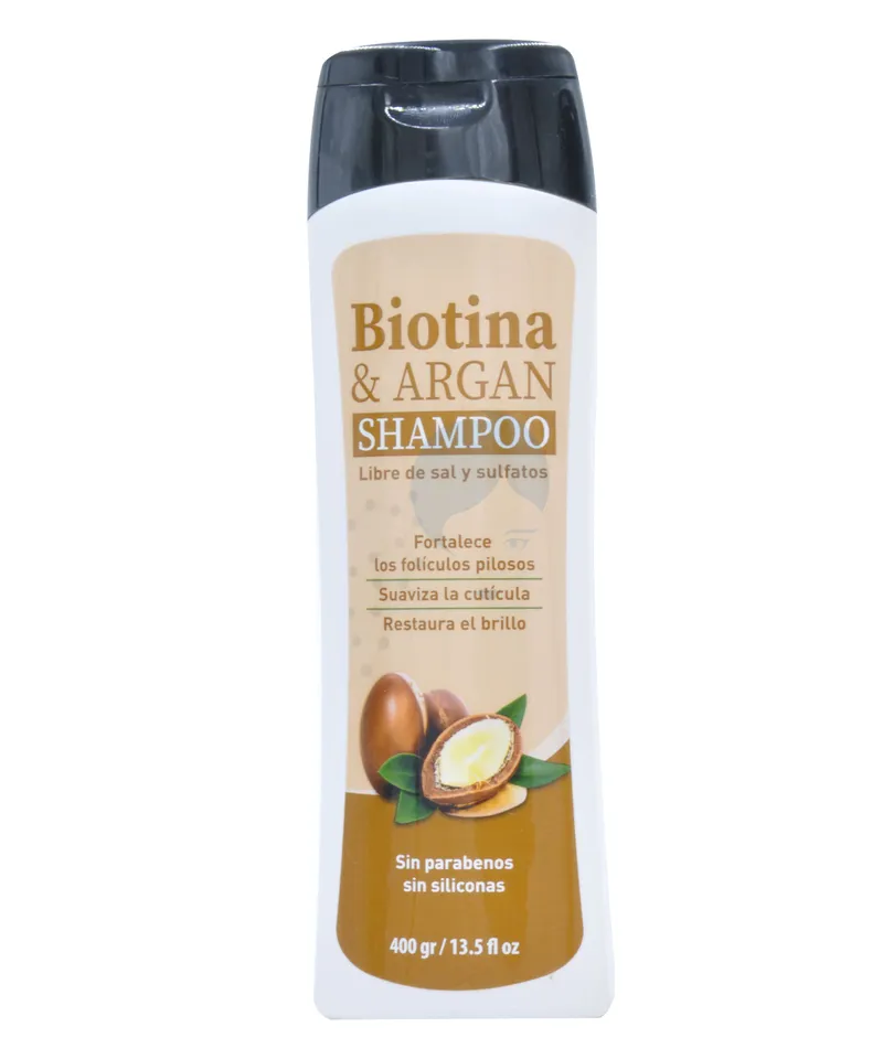 STYLE MAX SHAMPOO BIOTINA Y ARGAN X 400GR - Producto de belleza y estética en Almacén Sandra