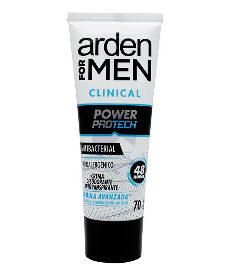 ARDEN FOR MEN DESODORANTE CREMA CLINICAL POWER PROTECH X 70GR - Producto de belleza y estética en Almacén Sandra