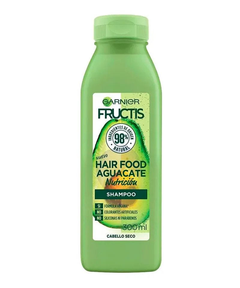 GARNIER FRUCTIS SHAMPOO HAIR FOOD AGUACATE NUTRICION X 300ML - Producto de belleza y estética en Almacén Sandra