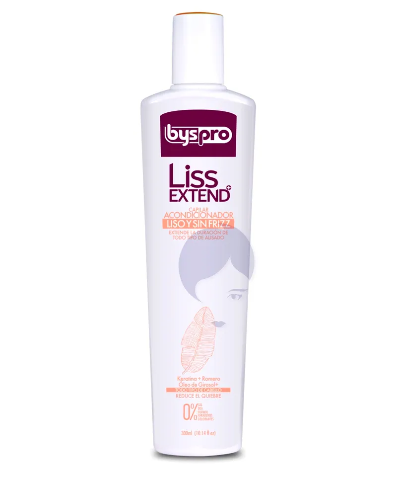 BYS PRO ACONDICIONADOR LISS EXTEND X 300ML - Producto de belleza y estética en Almacén Sandra