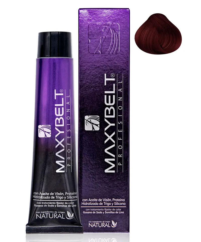 MAXYBELT TINTE RUBIO OSCURO CAOBA N. 6-5 X 60GR - Producto de belleza y estética en Almacén Sandra