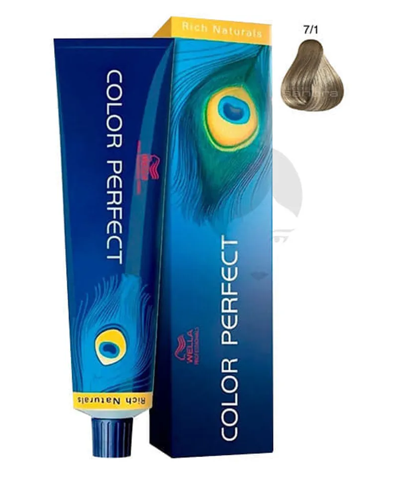 COLOR PERFECT TINTE RUBIO MEDIANO CENIZA #7.1 X 60ML - Producto de belleza y estética en Almacén Sandra