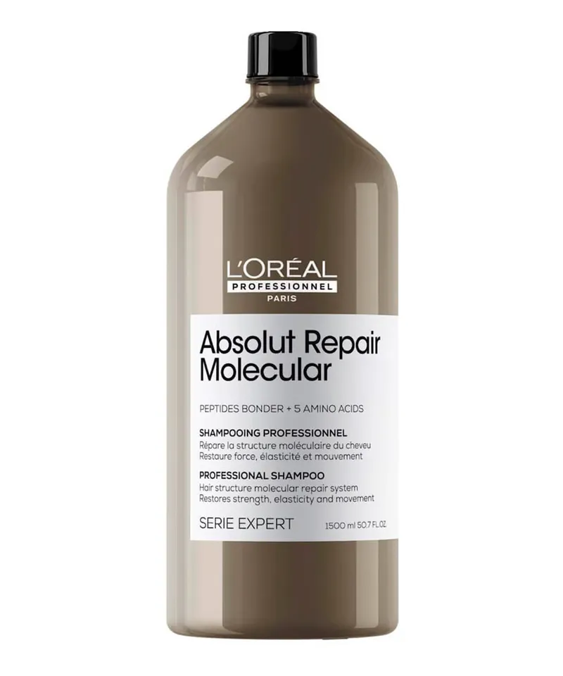 LOREAL SHAMPOO ABSOLUT REPAIR MOLECULAR X 1500ML - Producto de belleza y estética en Almacén Sandra