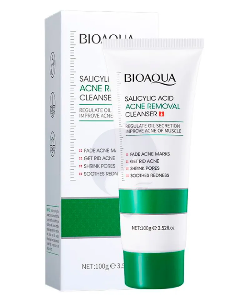 MAFFICK BIOAQUA JABON FACIAL ACIDO SALICILICO X 100GR - Producto de belleza y estética en Almacén Sandra