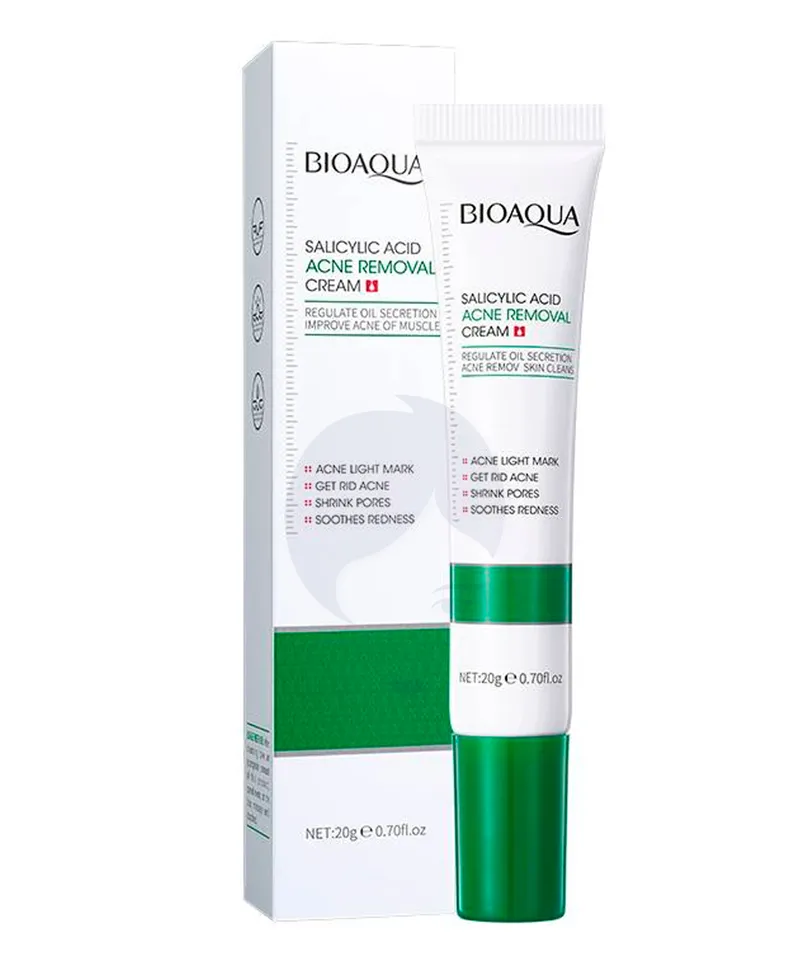 MAFFICK BIOAQUA CREMA REMOVEDORA DE ACNE CON ACIDO SALICILICO X 20GR - Producto de belleza y estética en Almacén Sandra