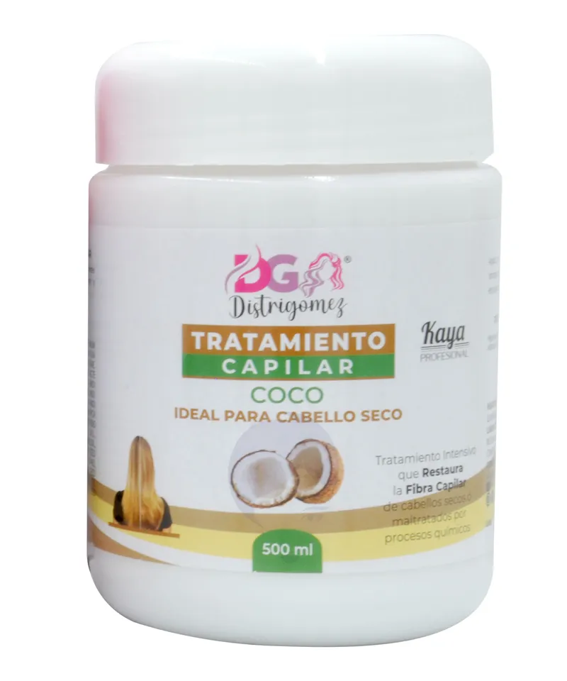 DISTRIGOMEZ KAYA TRATAMIENTO CAPILAR COCO X 500ML - Producto de belleza y estética en Almacén Sandra