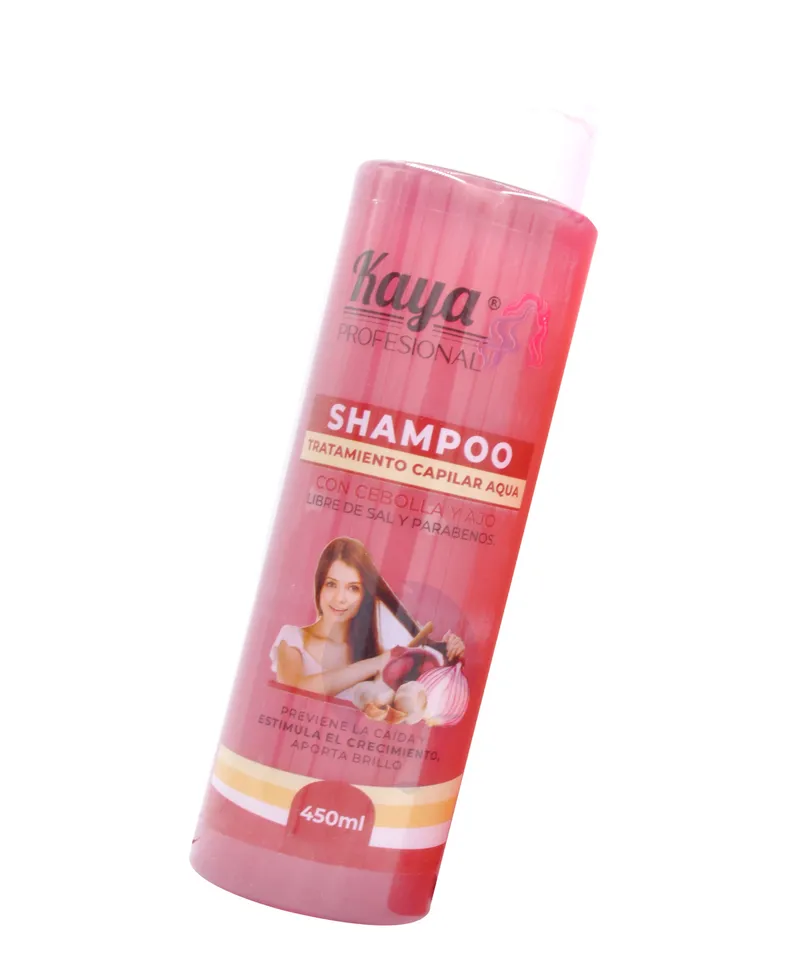 DISTRIGOMEZ KAYA SHAMPOO CEBOLLA Y AJO X 450ML - Producto de belleza y estética en Almacén Sandra