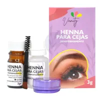KATTIAN  HENNA PARA CEJAS SEMIPERMANENTE COLOR NEGRO X 3GR - Miniatura 1