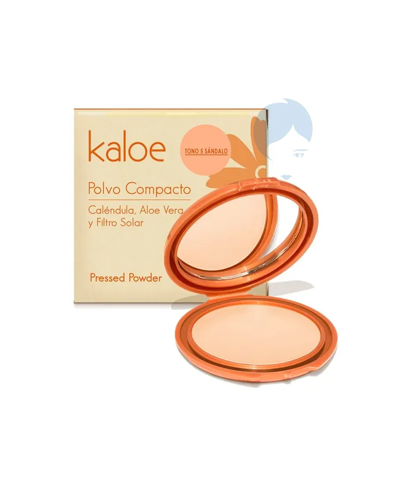 KALOE POLVO COMPACTO SANDALO N.5 X 15GR - Producto de belleza y estética en Almacén Sandra
