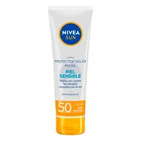 NIVEA SUN PROTECTOR SOLAR FACIAL FPS50 PIEL SENSIBLE X 50ML - Miniatura 1