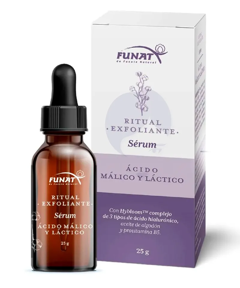 FUNAT SERUM FACIAL ACIDO MALICO Y LACTICO X 25GR - Producto de belleza y estética en Almacén Sandra