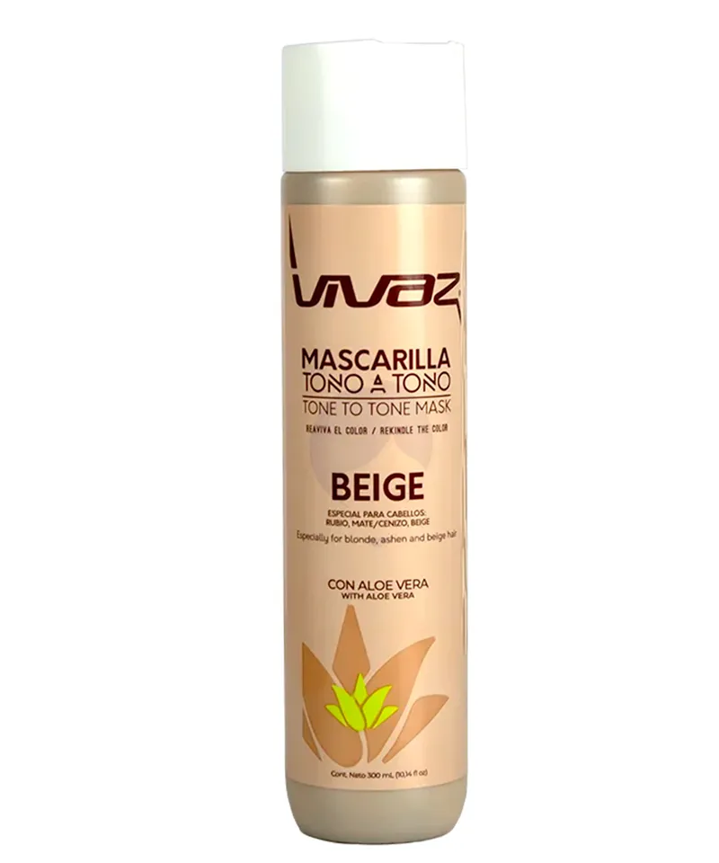VIVAZ MASCARILLA TONO A TONO BEIGE X 300ML - Producto de belleza y estética en Almacén Sandra