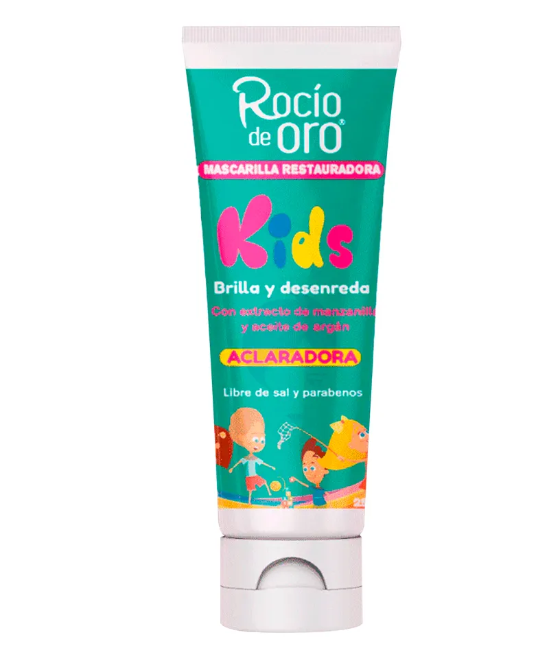 RENE CHARDON MASCARILLA RESTAURADORA Y ACLARADORA KIDS ROCIO DE ORO X 250ML - Producto de belleza y estética en Almacén Sandra