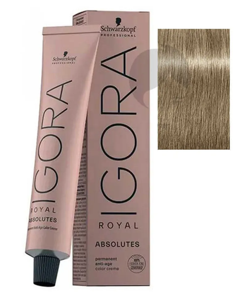IGORA TINTE ABSOLUTES RUBIO CLARO NATURAL CENIZA N.8.01 X 60ML - Producto de belleza y estética en Almacén Sandra