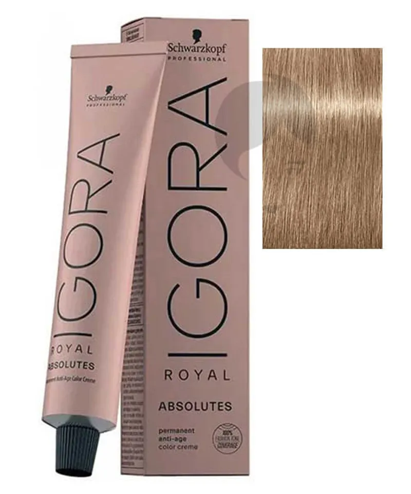 IGORA TINTE ABSOLUTES RUBIO CLARO CENIZA BEIGE N.8.140 X 60ML - Producto de belleza y estética en Almacén Sandra