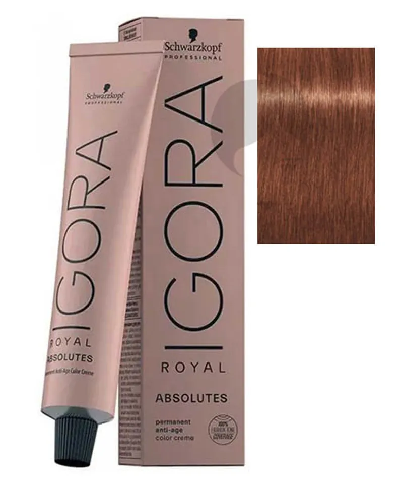 IGORA TINTE ABSOLUTES RUBIO MEDIO DORADO CHOCOLATE N.7.560 X 60ML - Producto de belleza y estética en Almacén Sandra