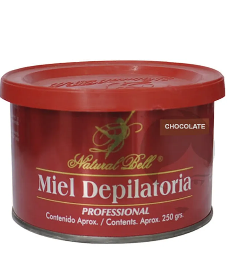 NATURAL BELL CERA MIEL DEPILATORIA CHOCOLATE X 250GR - Producto de belleza y estética en Almacén Sandra