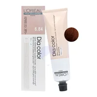 LOREAL DIA COLOR TINTE RUBIO OSCURO MOCA COBRIZO N.6.84 X 60ML - Miniatura 1