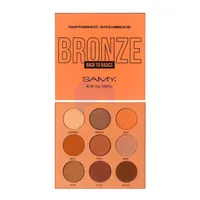 SAMY PALETA SOMBRA DE OJOS 9 TONOS BRONZE N.8 X 7.5GR - Miniatura 1