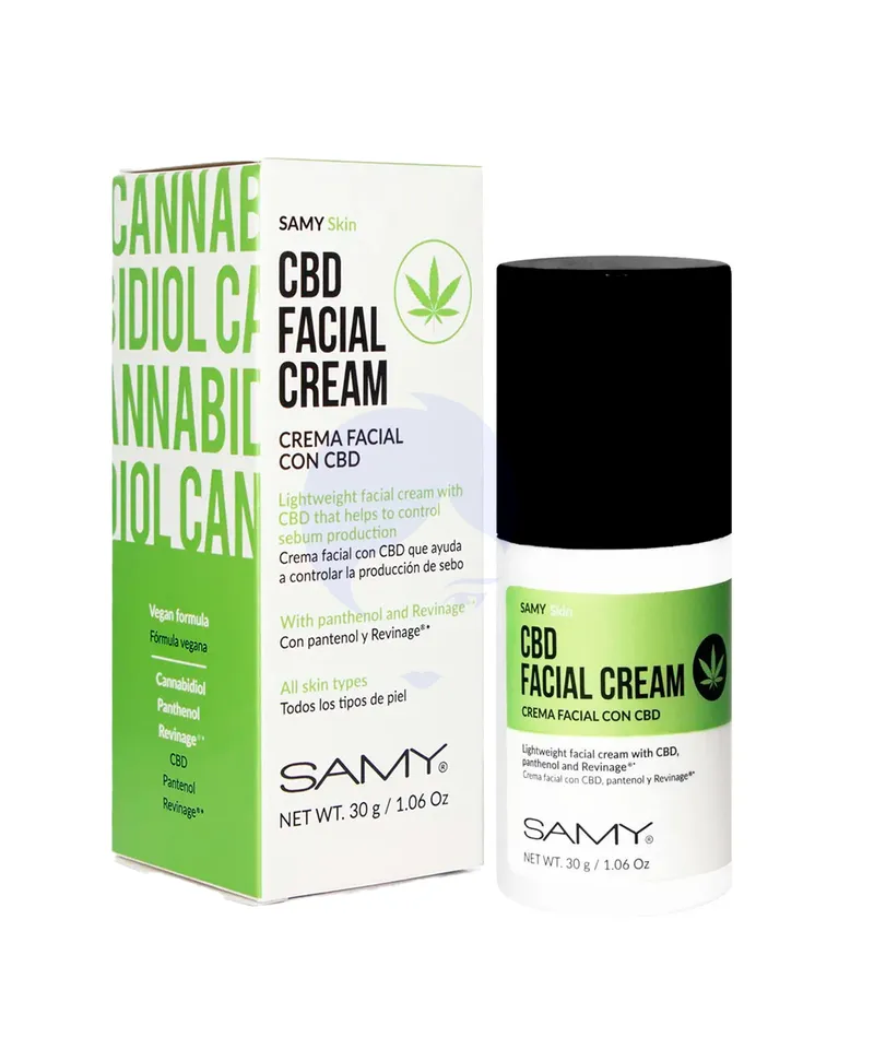 SAMY CREMA FACIAL CON CBD X 30GR - Producto de belleza y estética en Almacén Sandra