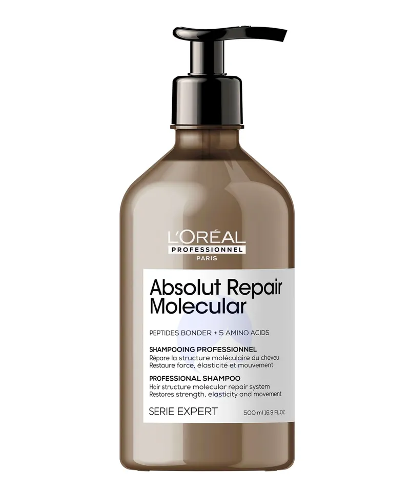 LOREAL SHAMPOO ABSOLUT REPAIR MOLECULAR X 500ML - Producto de belleza y estética en Almacén Sandra