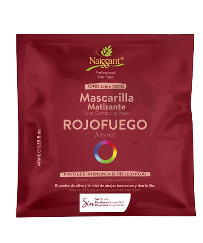 NAISSANT MASCARILLA ROJO FUEGO X 40ML - Producto de belleza y estética en Almacén Sandra