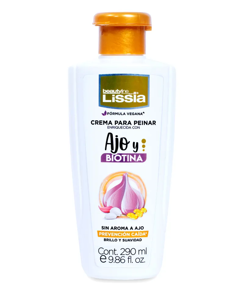 LISSIA CREMA PARA PEINAR AJO Y BIOTINA X 290ML - Producto de belleza y estética en Almacén Sandra