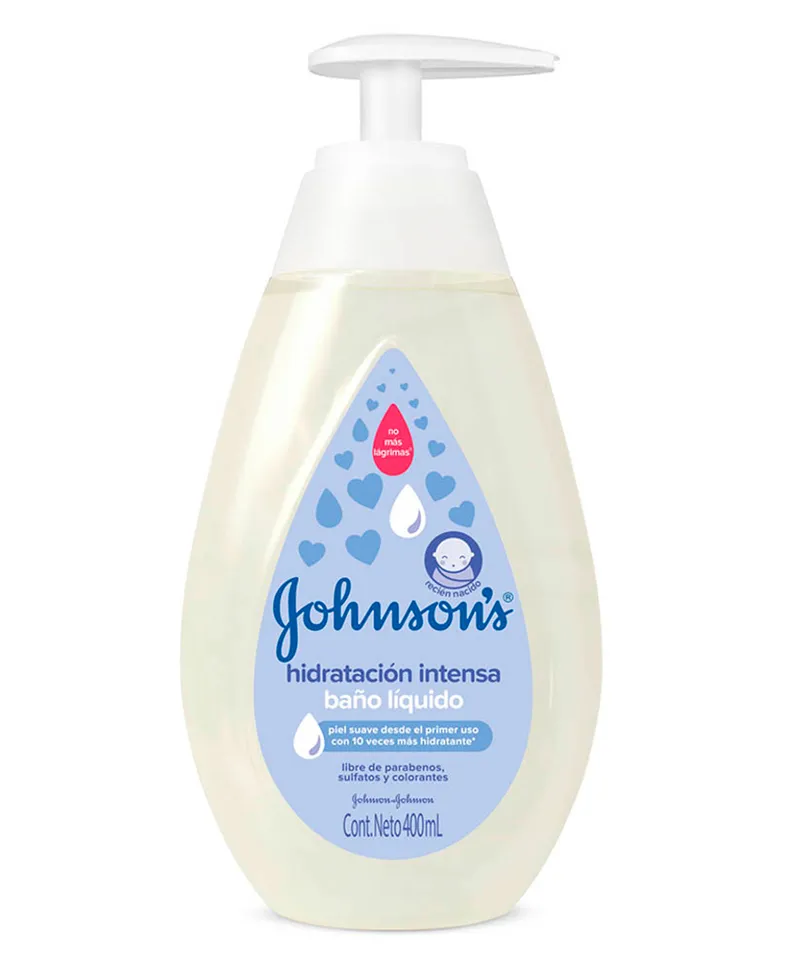 JOHNSONS BABY BAÑO LIQUIDO HIDRATACION INTENSA X 400ML - Producto de belleza y estética en Almacén Sandra