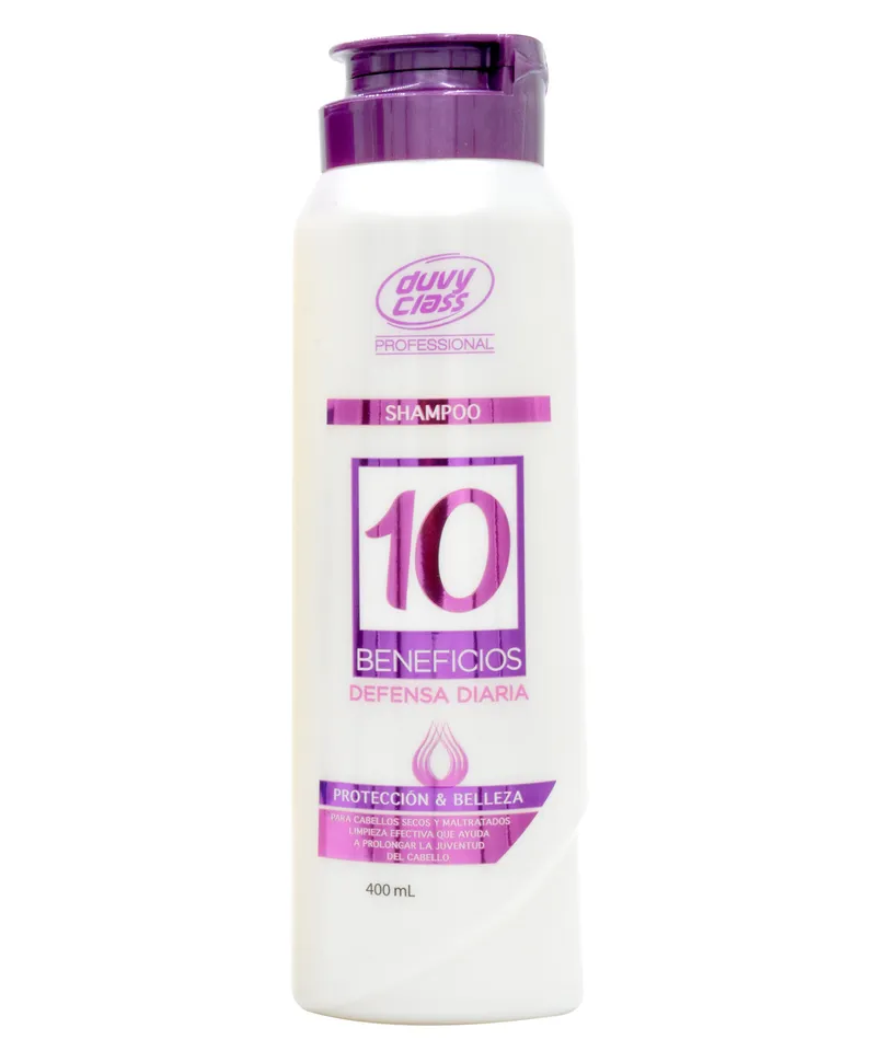 DUVY CLASS SHAMPOO 10 BENEFICIOS X 400ML - Producto de belleza y estética en Almacén Sandra