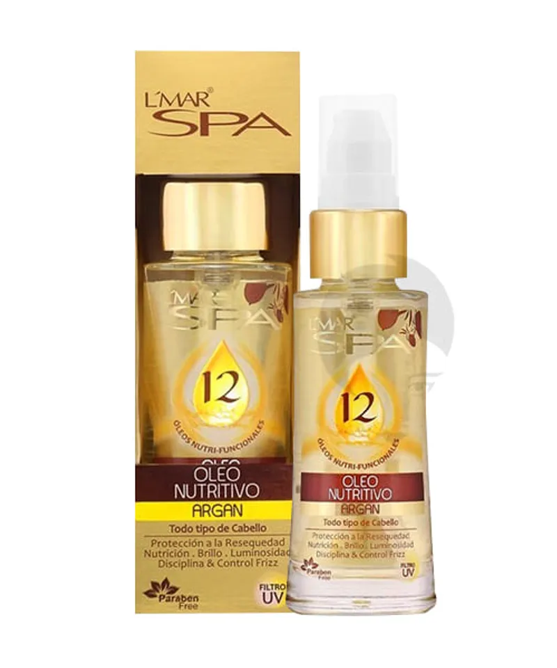 L MAR SILICONA OLEO NUTRITIVO ARGAN X 38ML - Producto de belleza y estética en Almacén Sandra