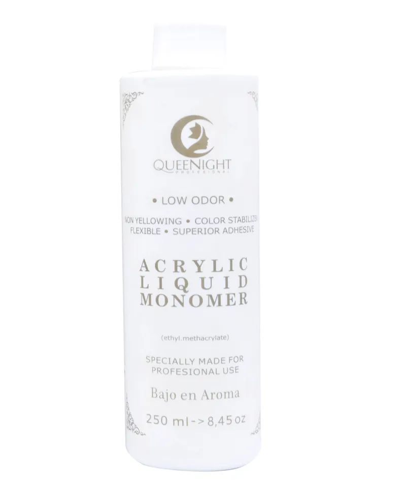 QUEENIGHT MONOMERO LIQUIDO ACRILICO X 250ML - Producto de belleza y estética en Almacén Sandra