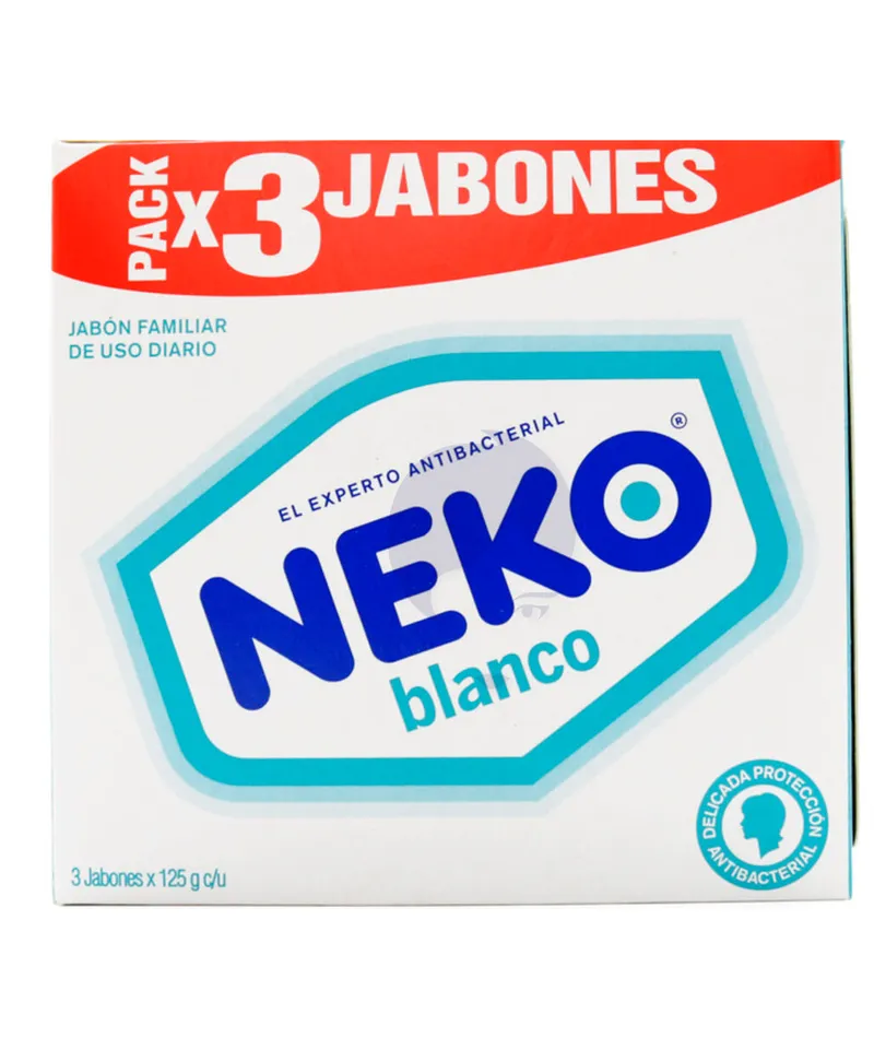 NEKO JABON BLANCO X 3UND X 125GR - Producto de belleza y estética en Almacén Sandra