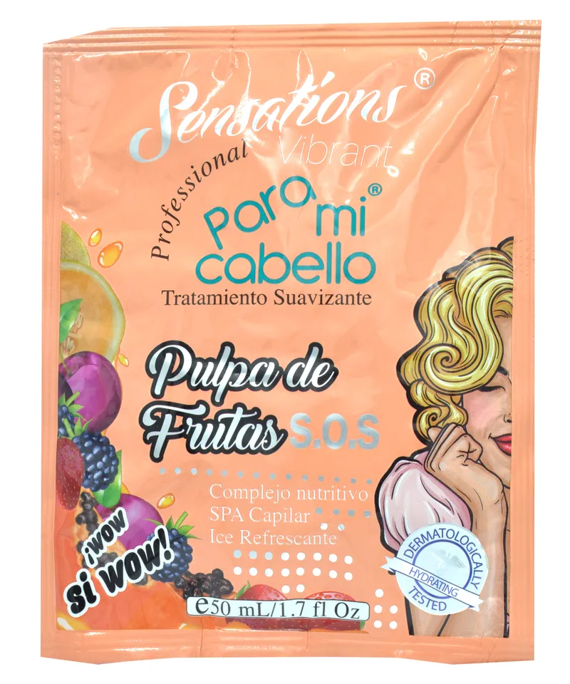 SENSATIONS VIBRANT TRATAMIENTO PULPA DE FRUTAS SOS X 50ML - Producto de belleza y estética en Almacén Sandra