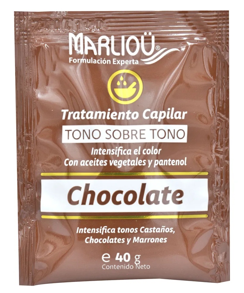 MARLIOU TRATAMIENTO CAPILAR TONO SOBRE TONO CHOCOLATE X 40GR - Producto de belleza y estética en Almacén Sandra