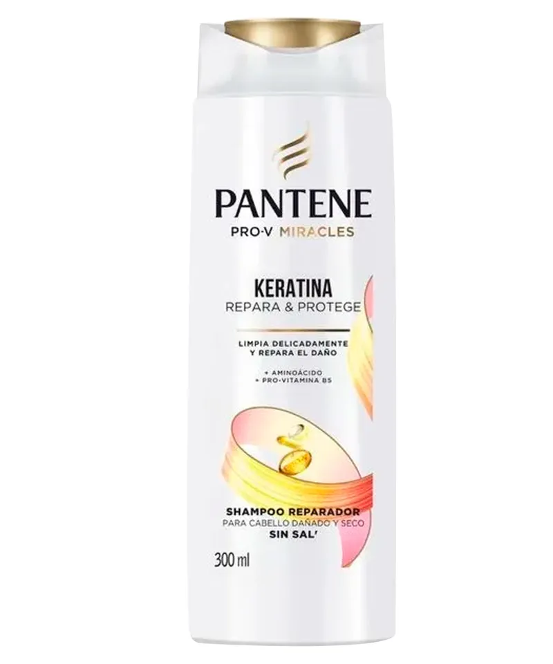 PANTENE SHAMPOO REPARADOR KERATINA X 300ML - Producto de belleza y estética en Almacén Sandra