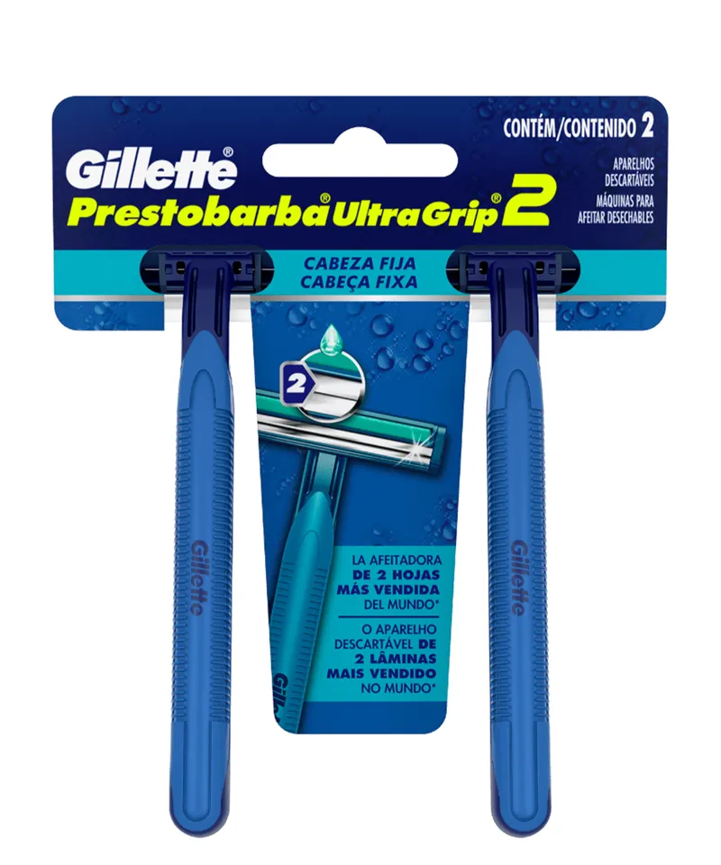 GUILLETTE PRESTOBARBA ULTRAGRIP X 2UND - Producto de belleza y estética en Almacén Sandra