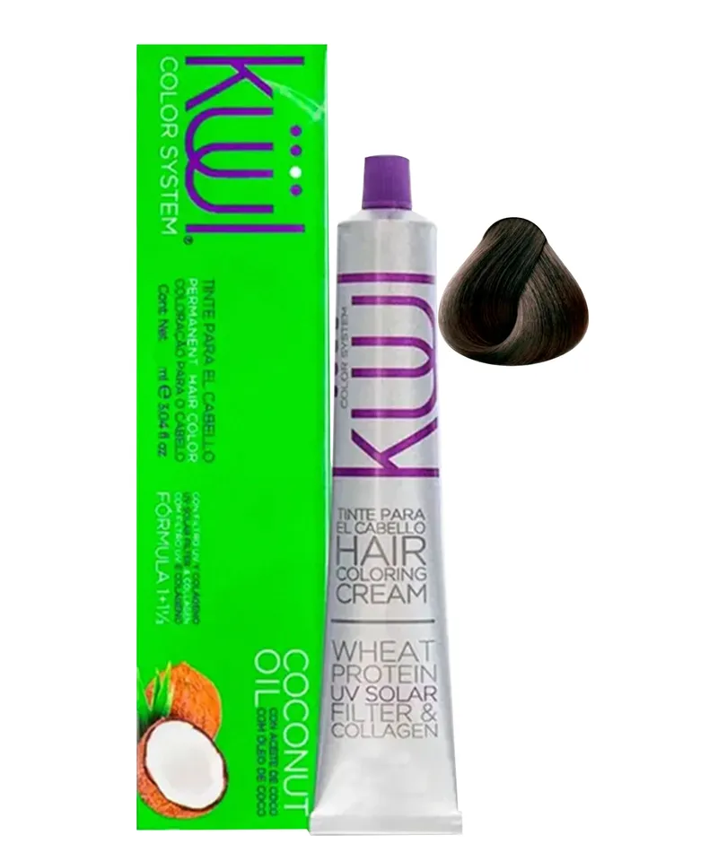 KULL COLOR SYSTEM TINTE CASTAÑO OSCURO N.3 X 60ML - Producto de belleza y estética en Almacén Sandra