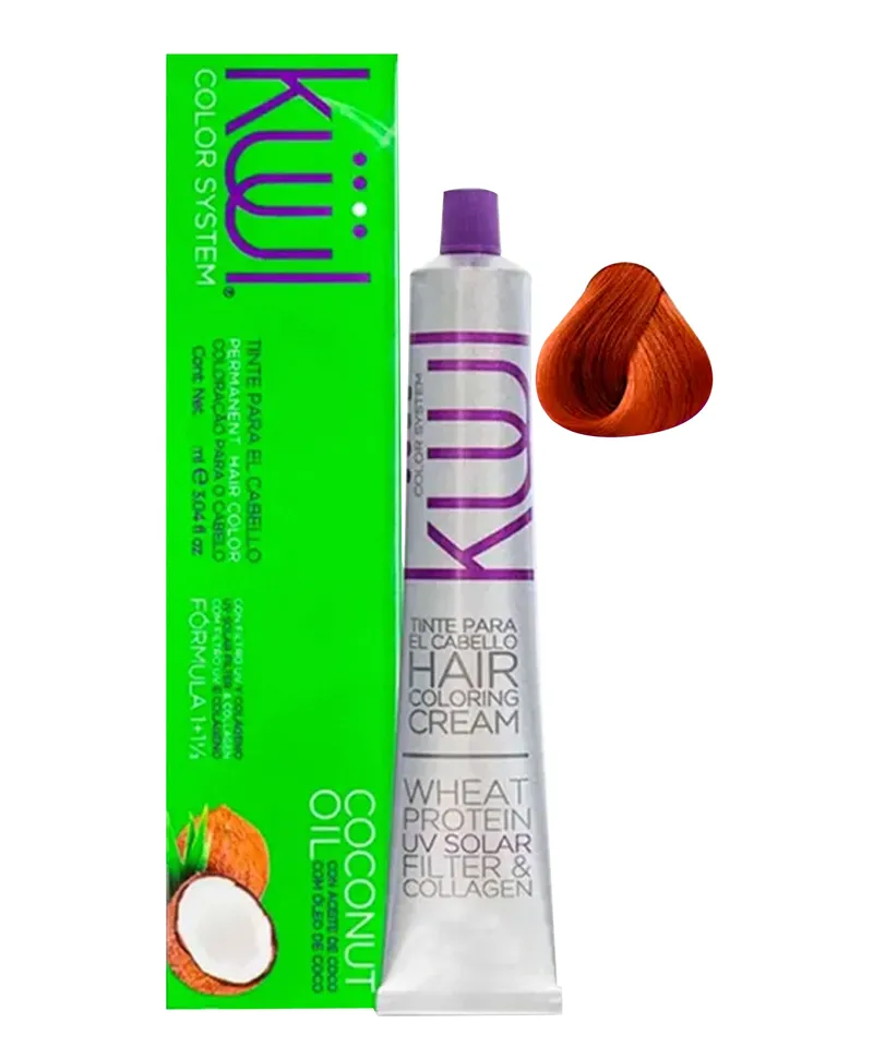 KULL COLOR SYSTEM TINTE RUBIO COBRIZO INTENSO N.7.44 X 60ML - Producto de belleza y estética en Almacén Sandra