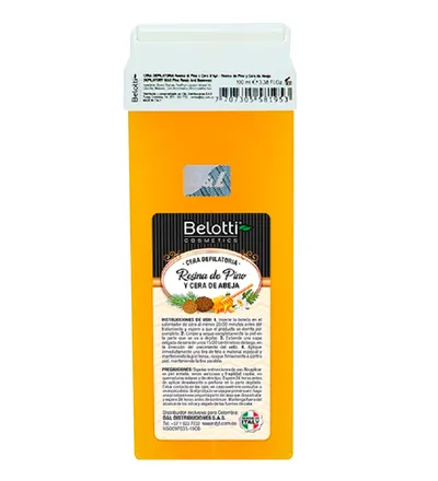 BELOTTI CERA ROLLON RESINA DE PINO Y CERA ABEJA X 100GR - Producto de belleza y estética en Almacén Sandra