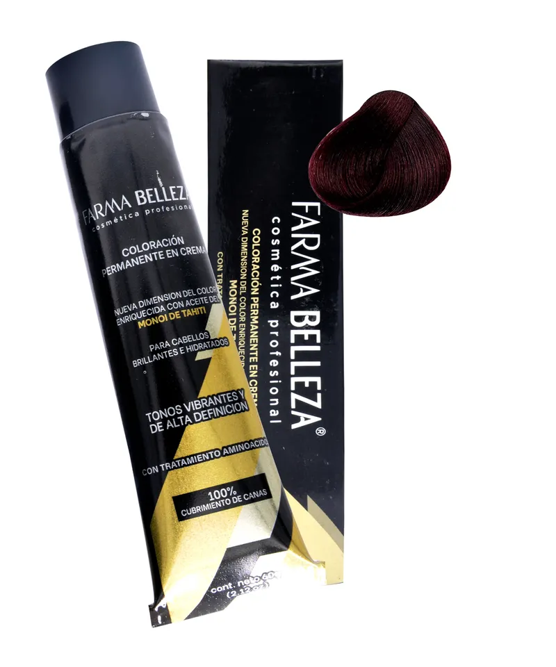 FARMA BELLEZA TINTE N.6.65 RUBIO OSCURO VIOLETA X 60GR - Producto de belleza y estética en Almacén Sandra