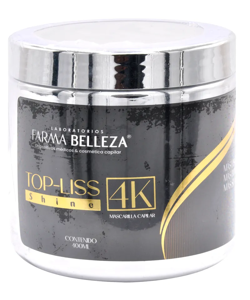 FARMA BELLEZA MASCARILLA CAPILAR 4K X 400ML - Producto de belleza y estética en Almacén Sandra