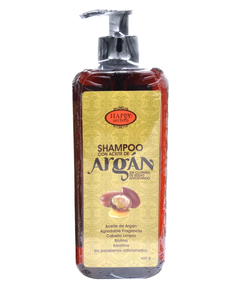 PIEL ARMIÑO HAPPYSECRET SHAMPOO CON ACEITE DE ARGAN X 460GR - Producto de belleza y estética en Almacén Sandra
