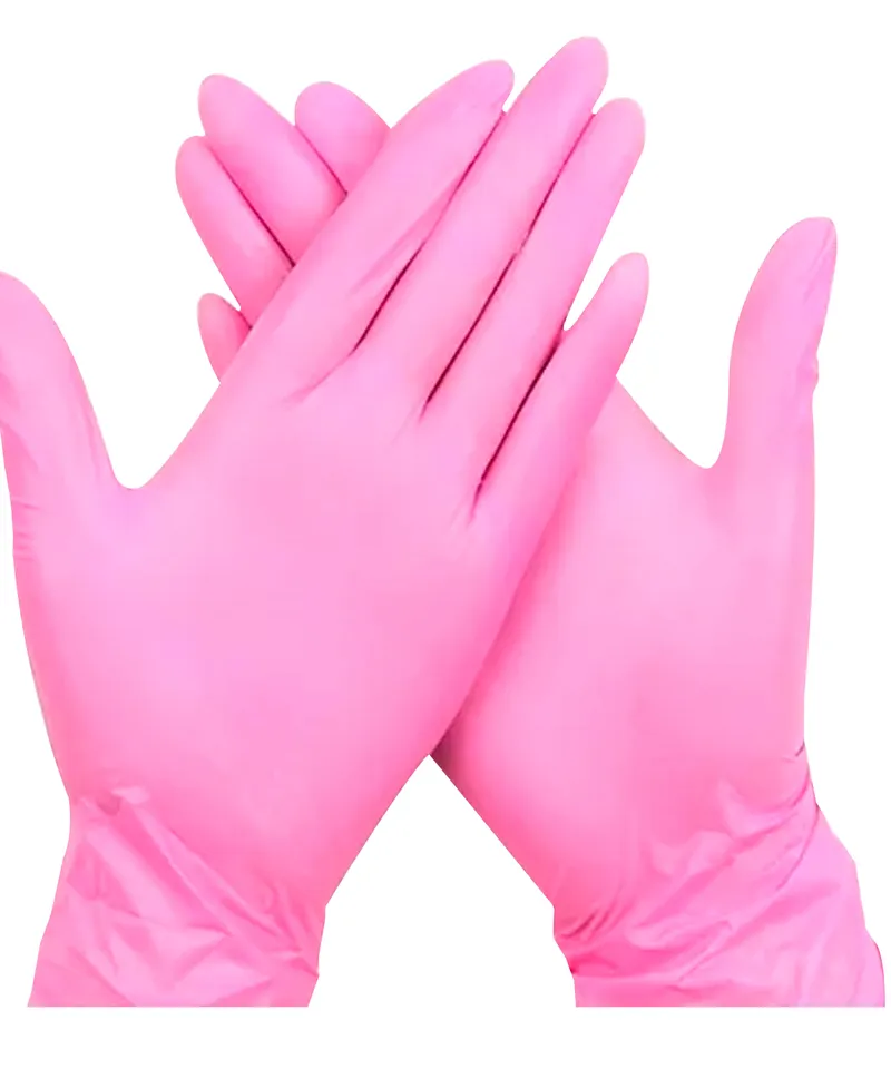 SEMPRO GUANTES NITRILO ROSADO LIGHT T: M  X 100UND - Producto de belleza y estética en Almacén Sandra
