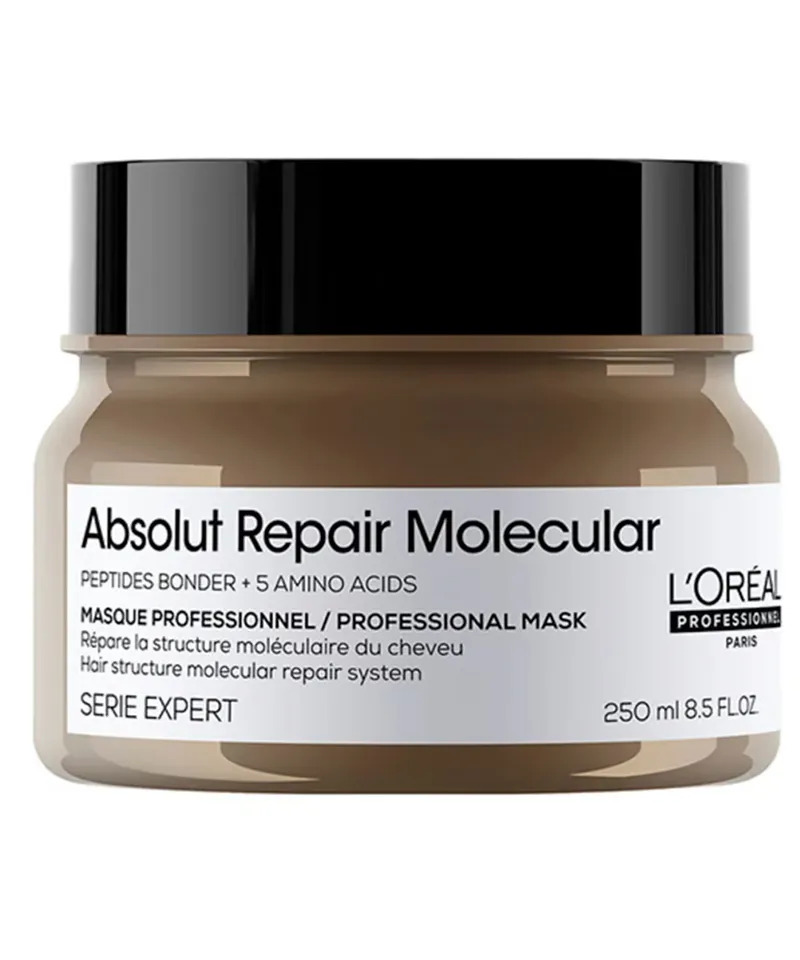 LOREAL ABSOLUT REPAIR MOLECULAR MASCARILLA X 250GR - Producto de belleza y estética en Almacén Sandra