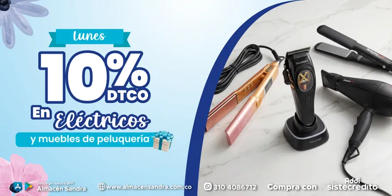 Banner de categoría en Almacén Sandra