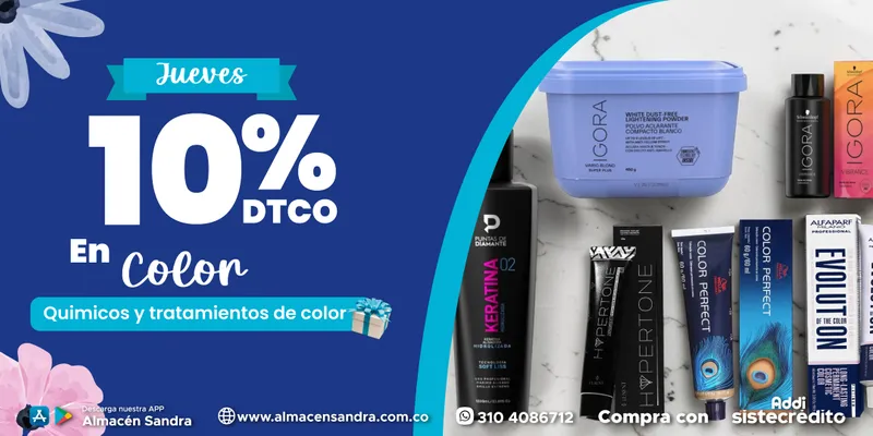 Banner de categoría en Almacén Sandra