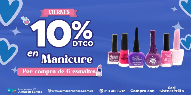 Banner de categoría en Almacén Sandra