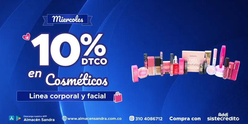 Banner de categoría en Almacén Sandra