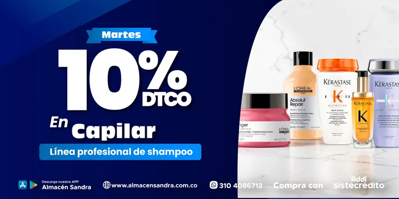 Banner de categoría en Almacén Sandra